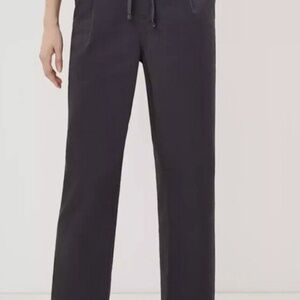 Loft Poplin Jogger Size Medium in Coastal Grey